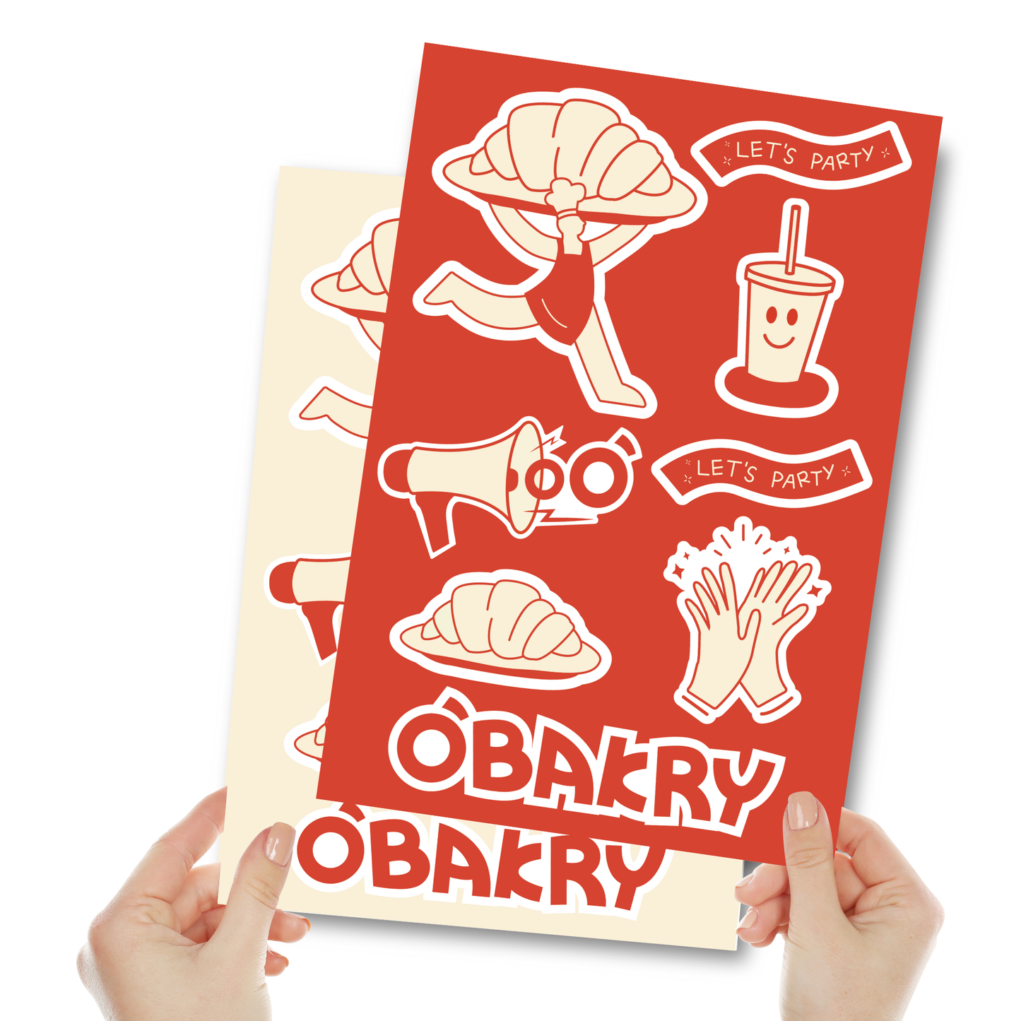 Custom Shape Vinyl Sticker Sheets