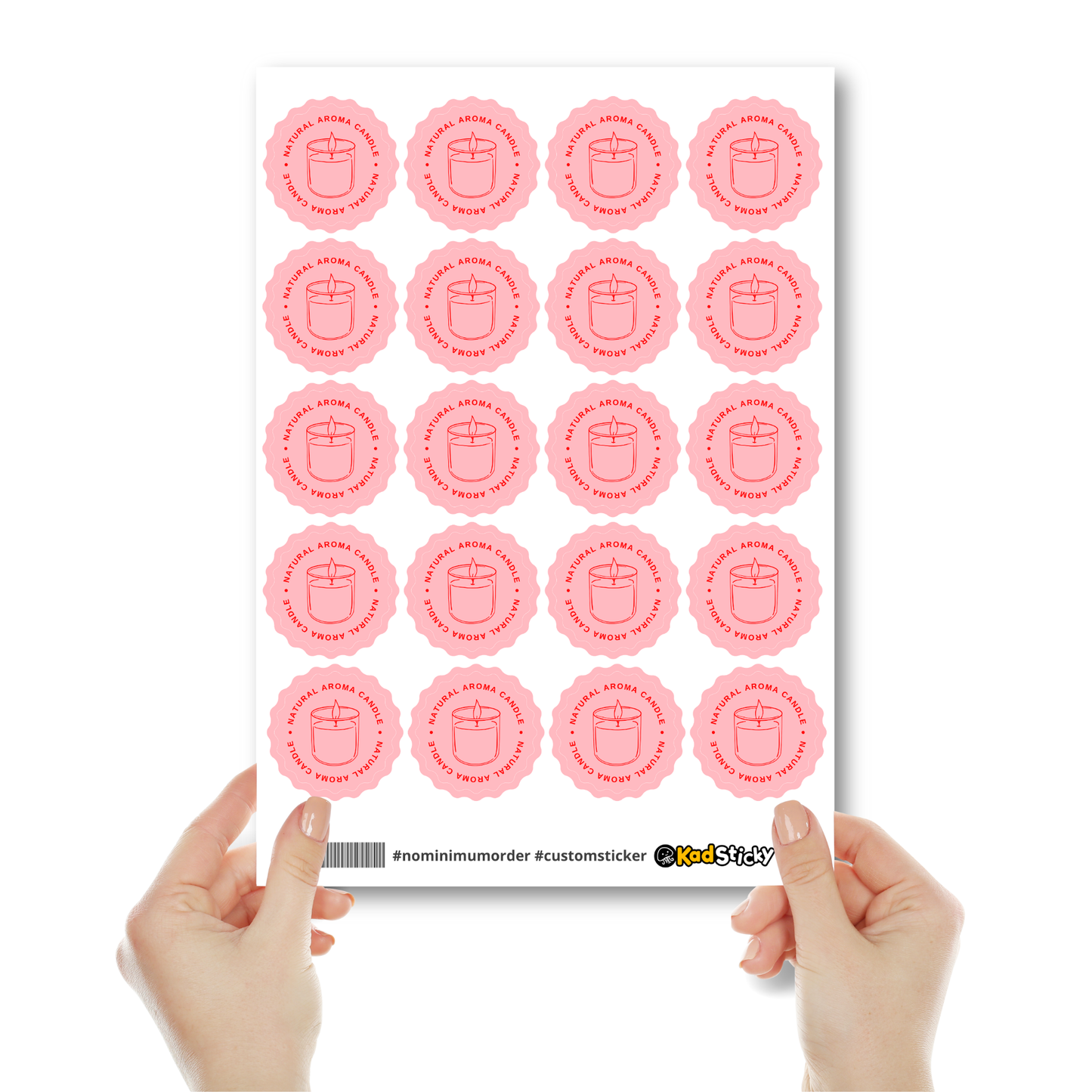 Scallop Vinyl Sticker Sheets