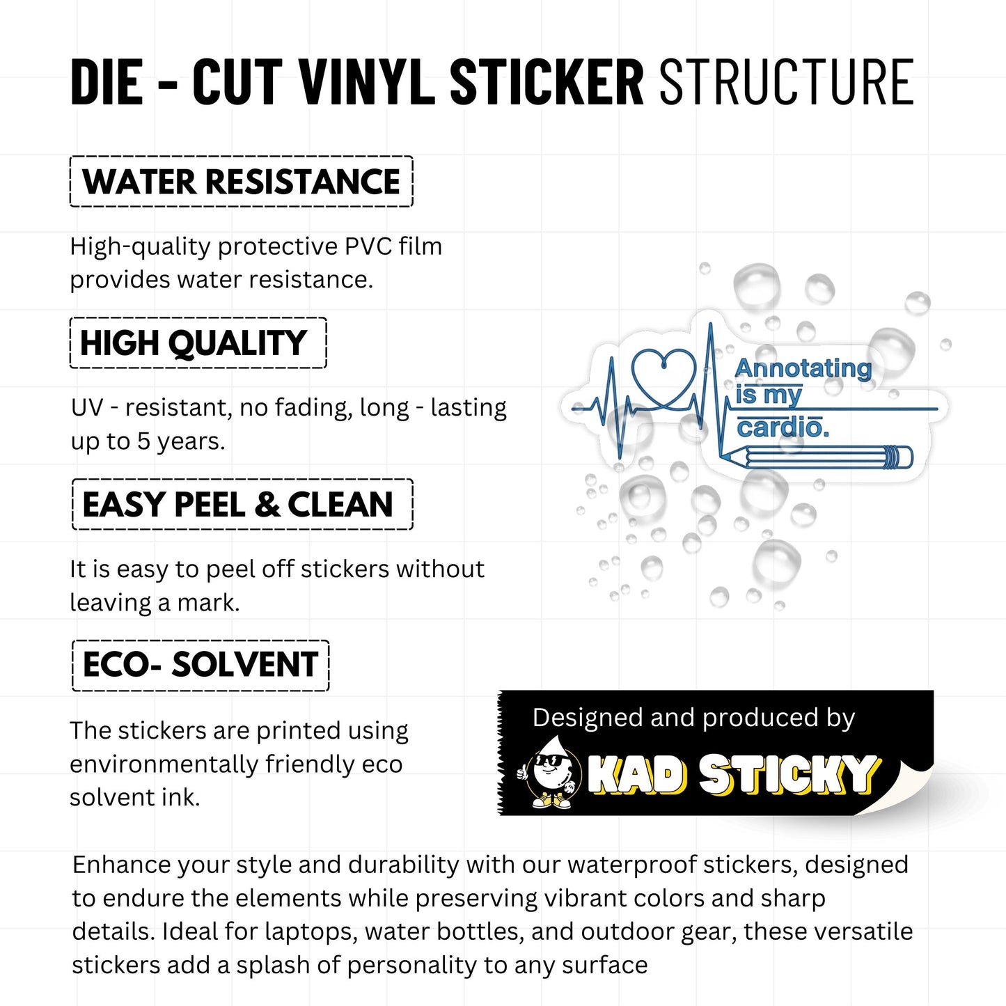 Annotating is My Cardio Sticker for Book Lovers and Readers