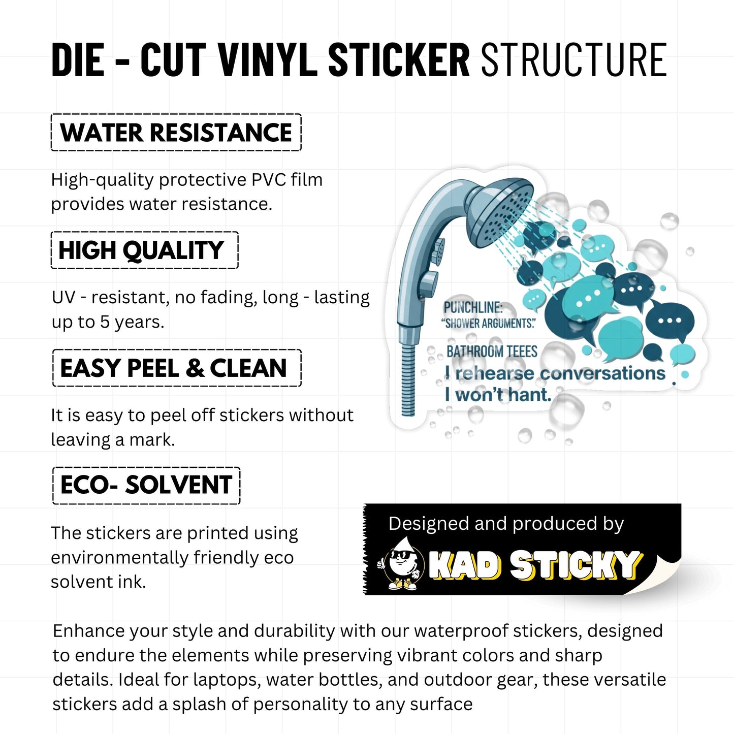 Neurodivergent Overthinking Sticker - Rehearsed Conversations Decal