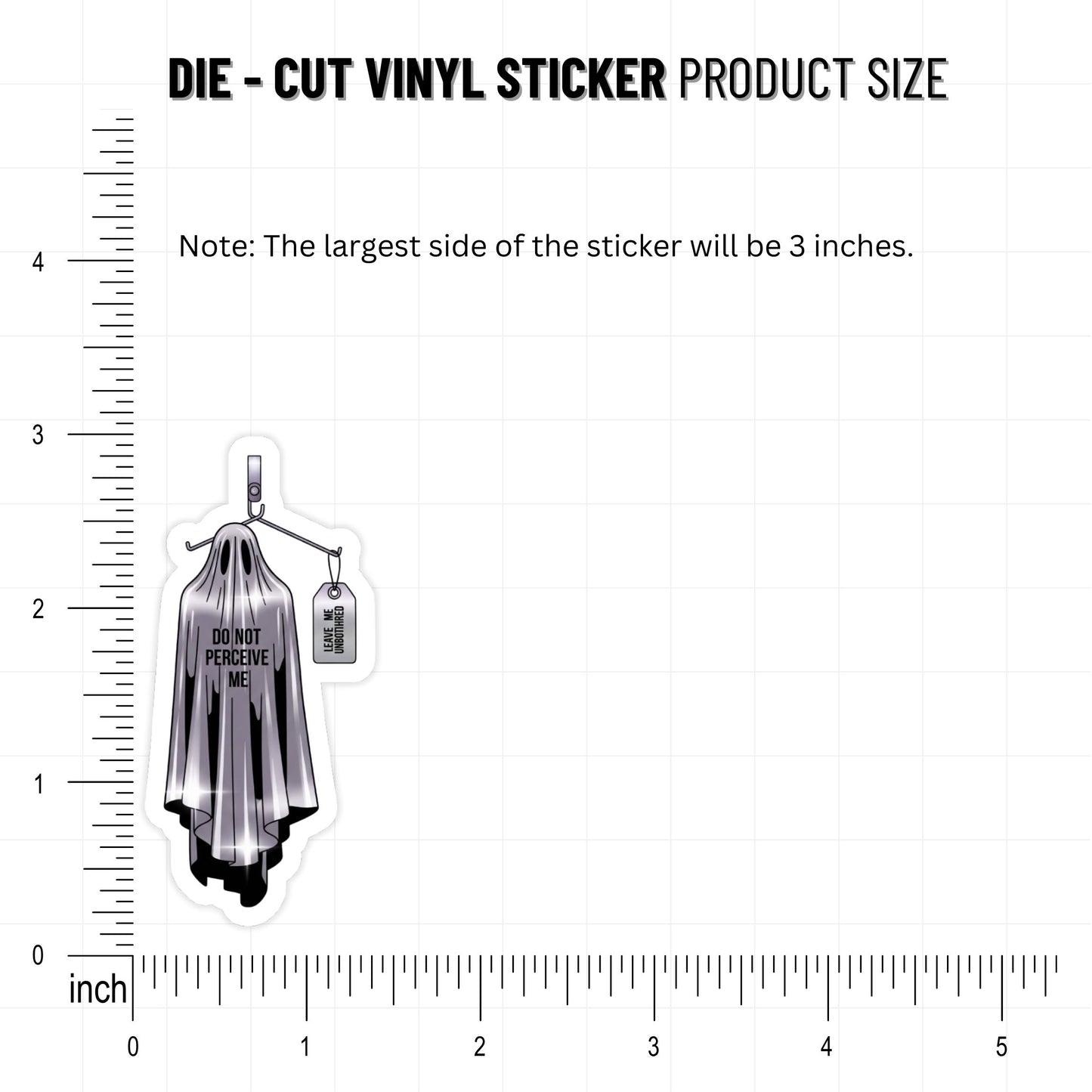 Funny Do Not Perceive Me Sticker - Sarcastic Introvert Vinyl Decal
