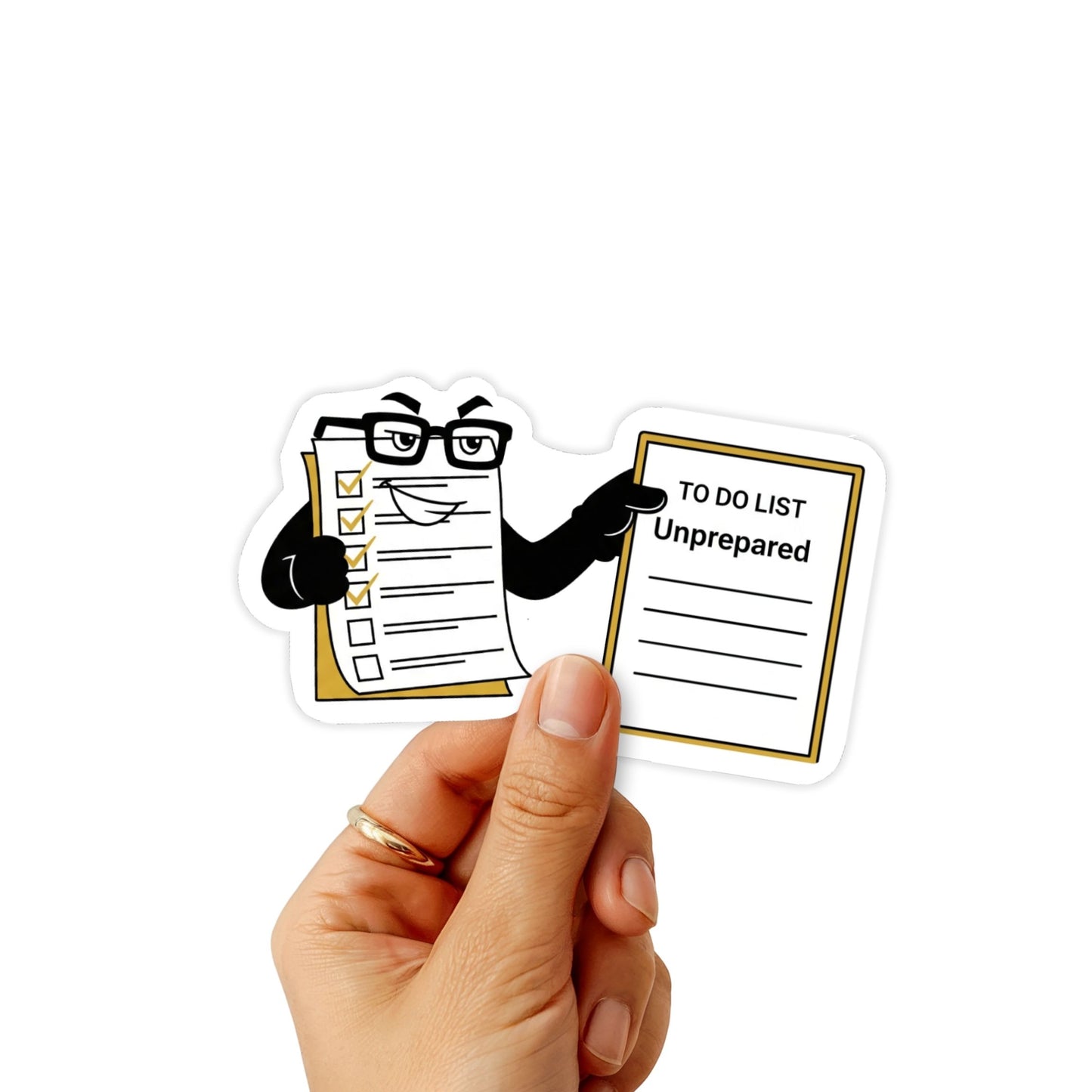 Sassy Sarcastic Sticker - Unprepared Intimidating Boss Decal