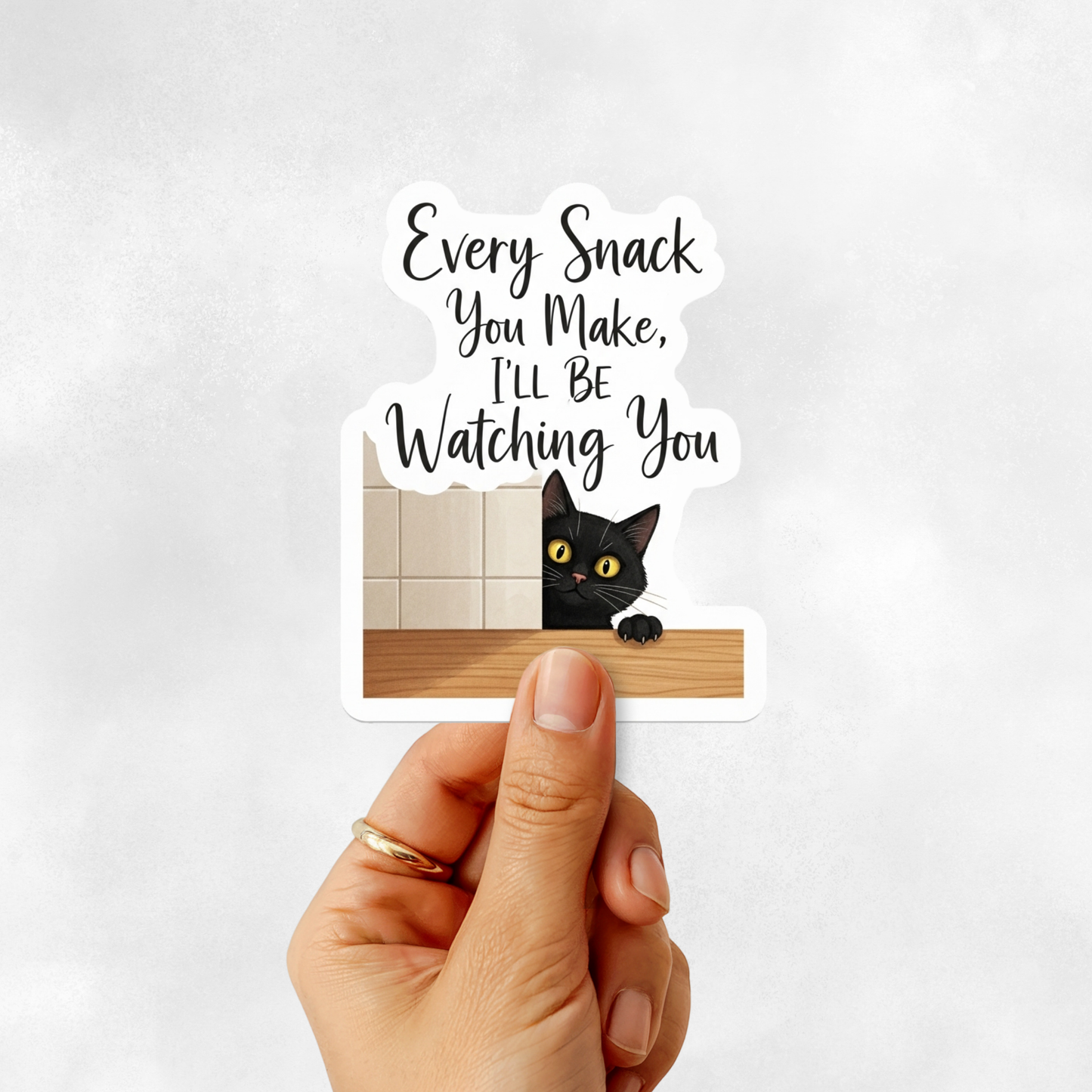 3PCs Funny Pet Sticker Every Snack You Make Dog Cat Decal for Laptop