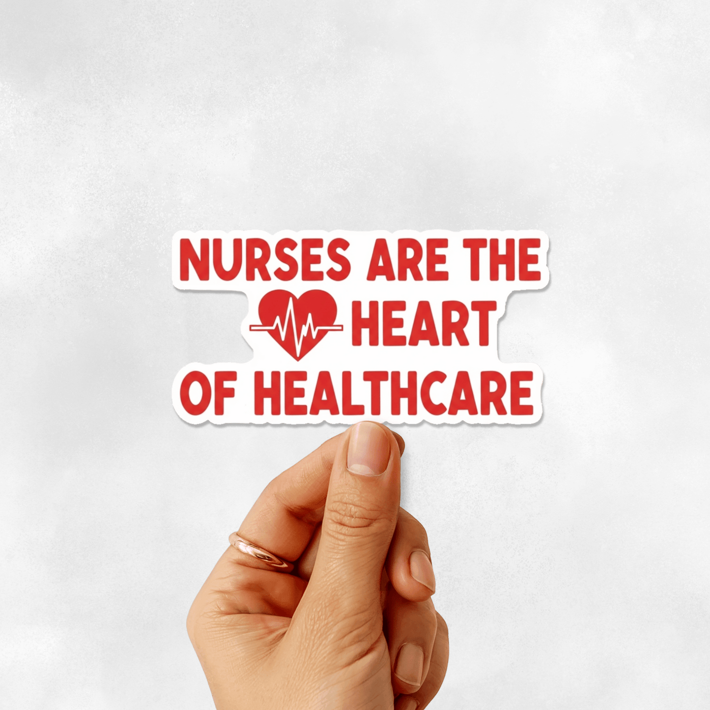 3PCs Nurse Heart Sticker | Medical Vinyl Decal for RN, Nursing Gift