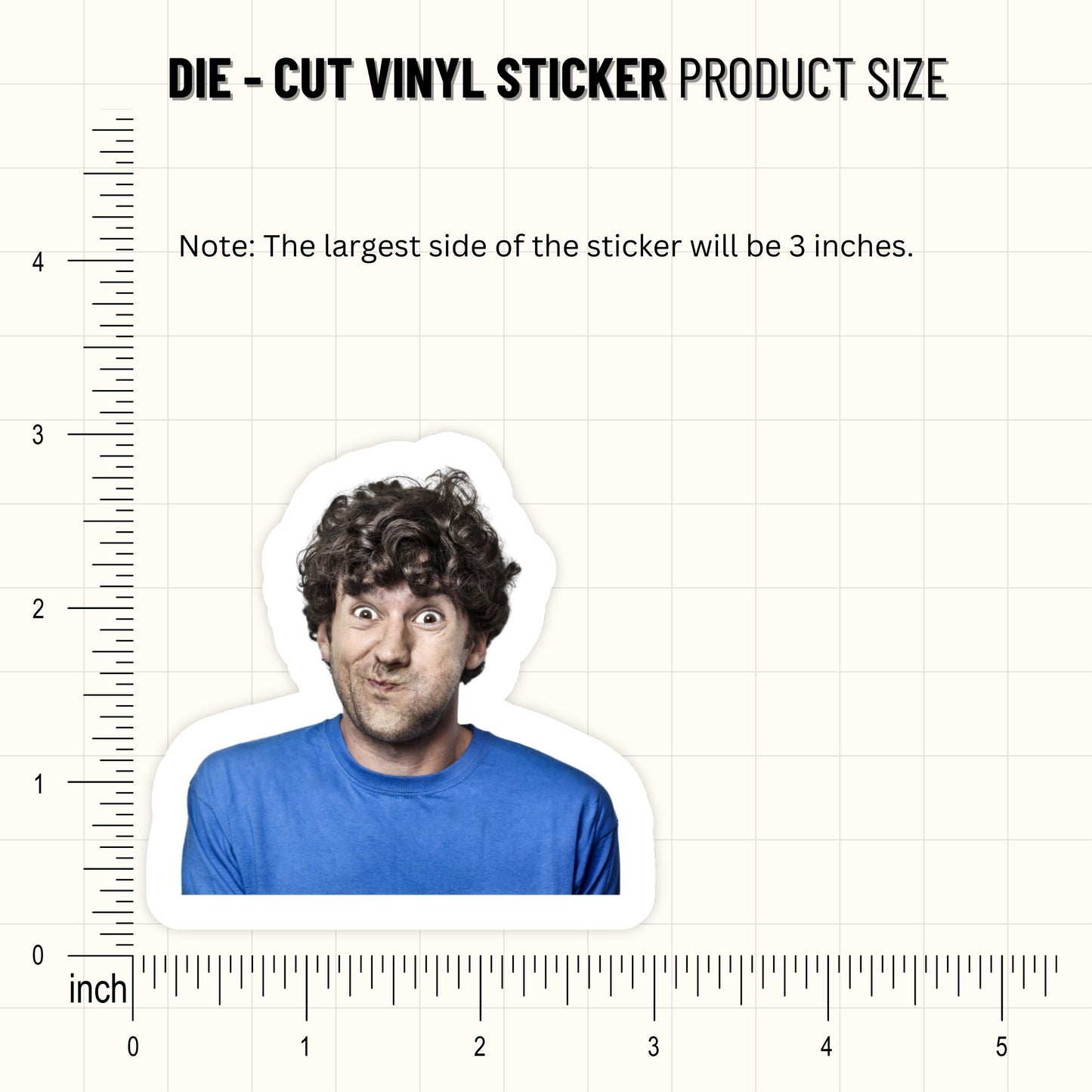 Custom Photo Sticker (Waterproof Vinyl) - 3PCS