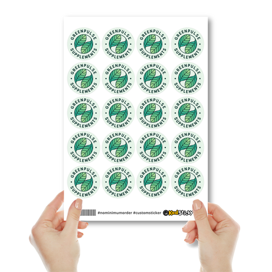 Circle Vinyl Sticker Sheets