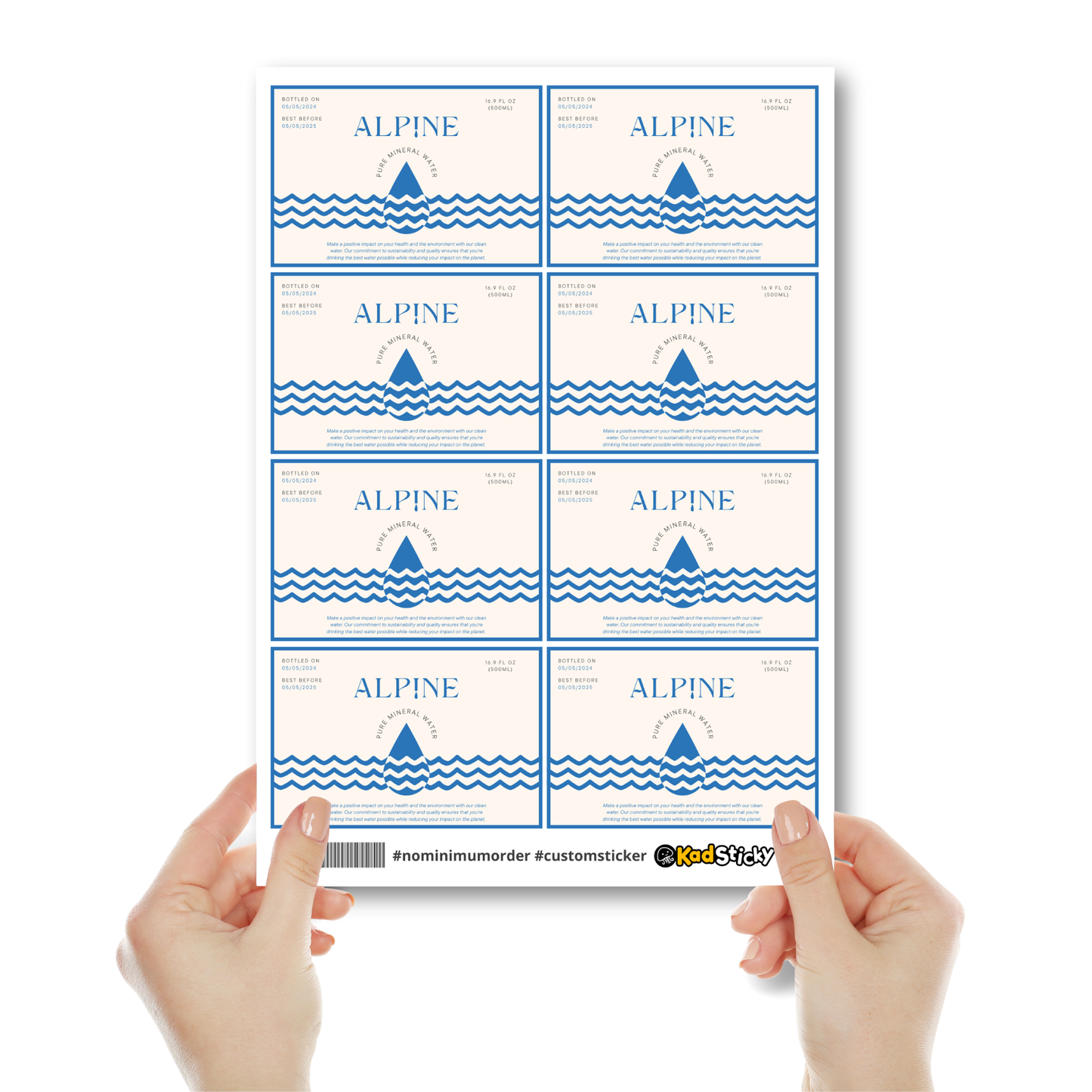 Rectangle Vinyl Sticker Sheets