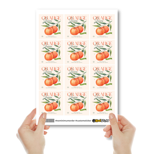 Square Vinyl Sticker Sheets