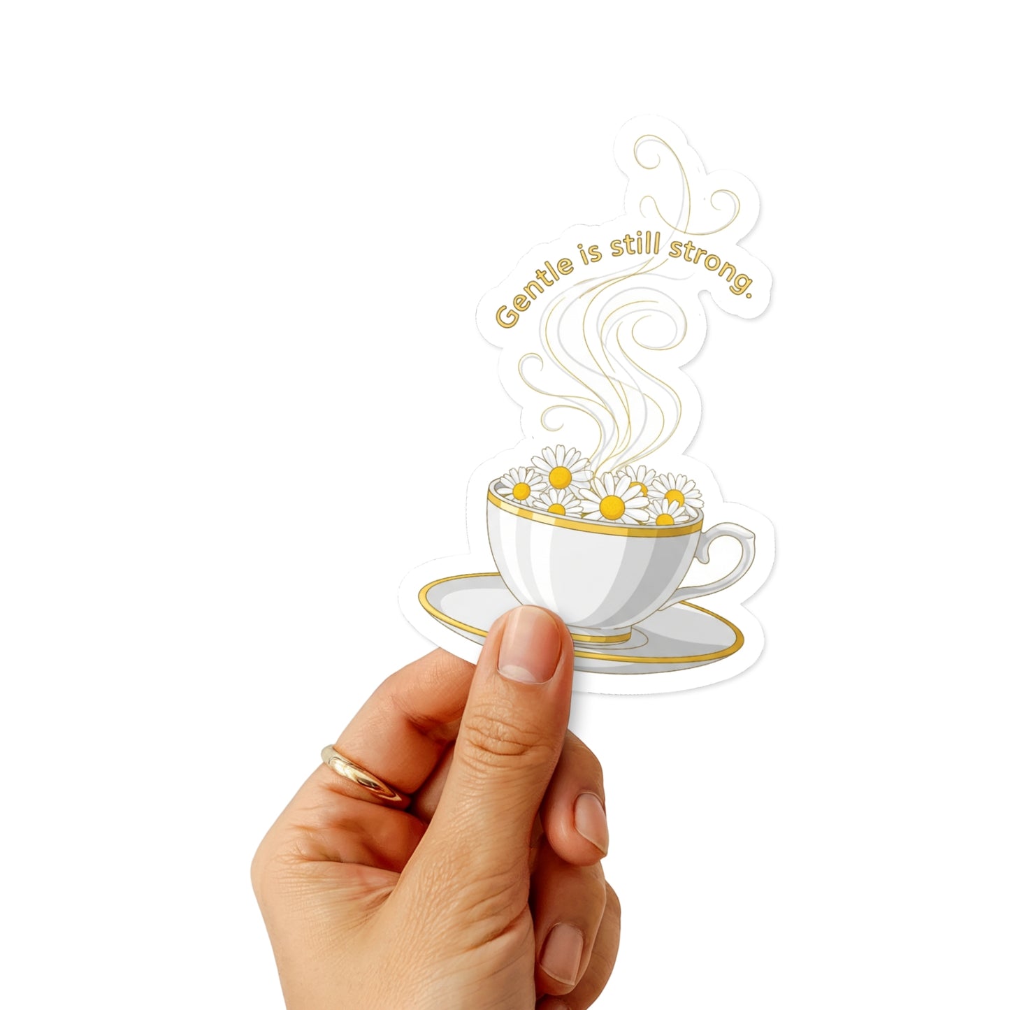 Gentle is Still Strong Inspirational Affirmation Sticker - Matte Finish