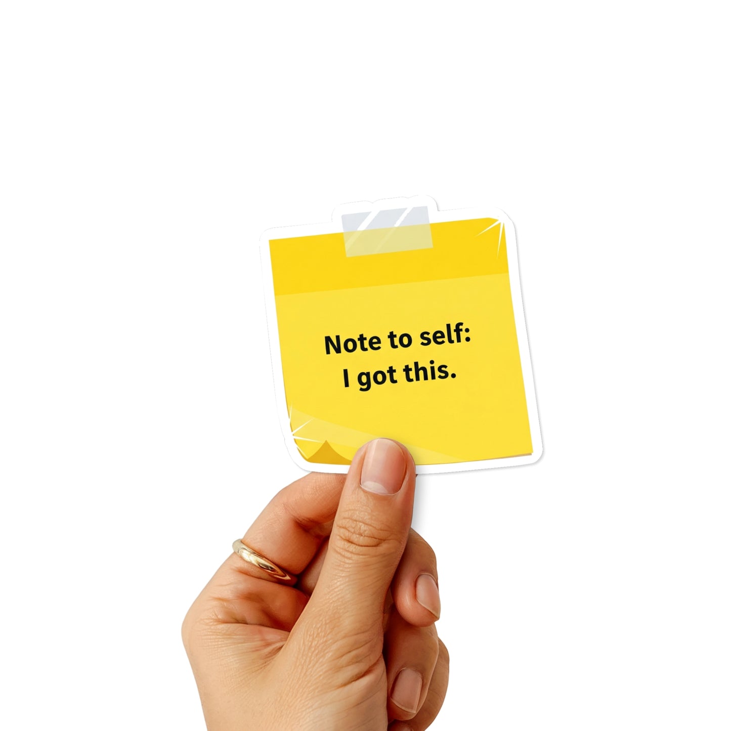 Inspirational Affirmation Sticker - Note To Self I Got This Vinyl Decal
