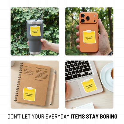 Inspirational Affirmation Sticker - Note To Self I Got This Vinyl Decal