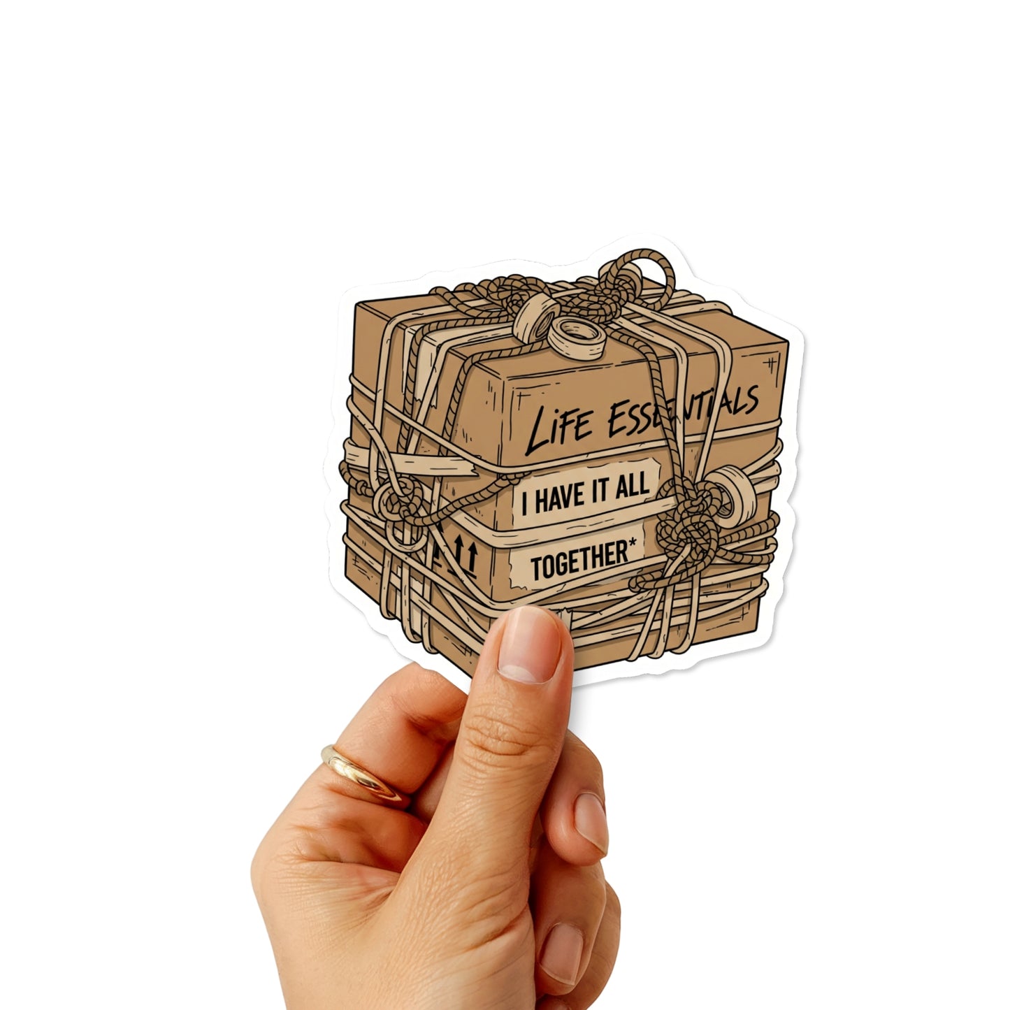 Sarcastic Laptop Sticker - I Have It All Together Funny Matte Vinyl