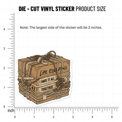 Sarcastic Laptop Sticker - I Have It All Together Funny Matte Vinyl