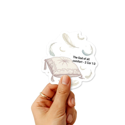 God of All Comfort 2 Corinthians 1:3 Bible Verse Vinyl Sticker