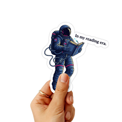 Bookish Sticker - In My Reading Era Astronaut - Matte Vinyl