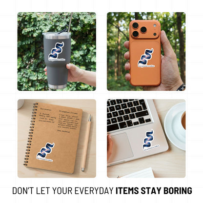 Bookish Aesthetic Sticker - Your Potential is Endless Galaxy Design