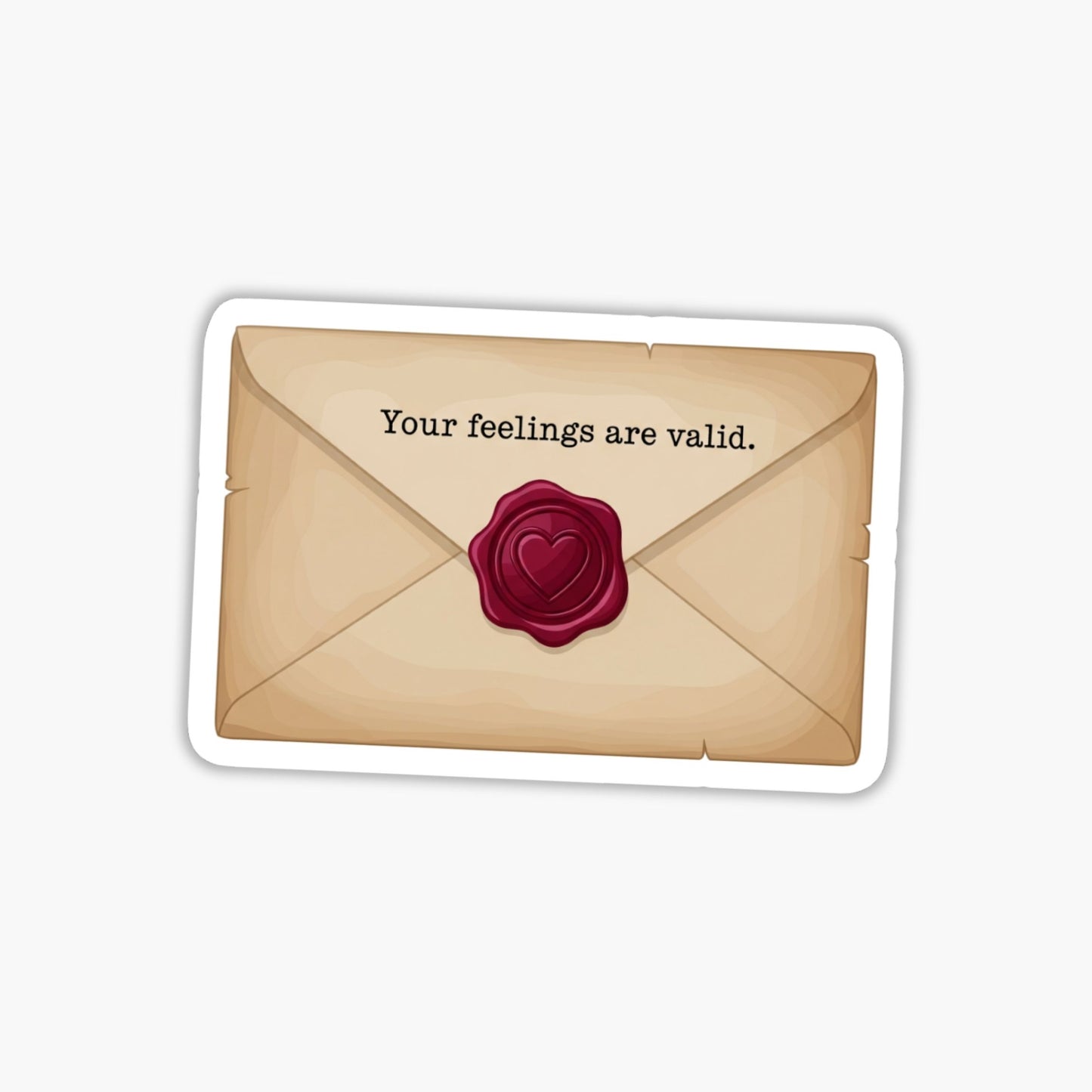 Your Feelings Are Valid Mental Health Awareness Sticker - Matte Vinyl