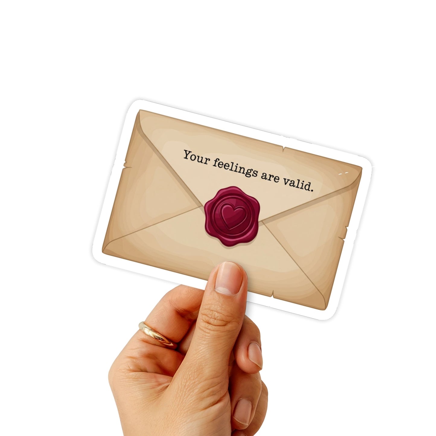 Your Feelings Are Valid Mental Health Awareness Sticker - Matte Vinyl