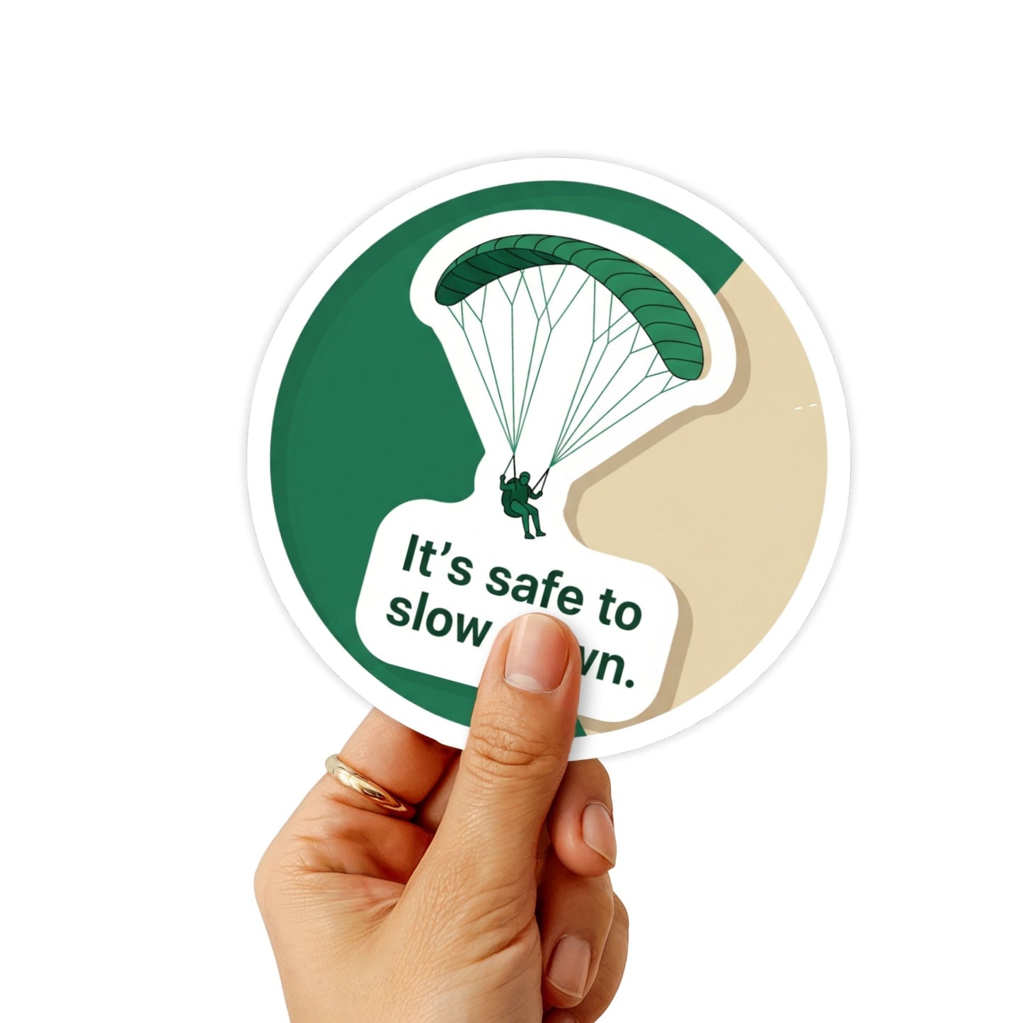 Self-Care Stickers - It's Safe to Slow Down Visual Affirmation