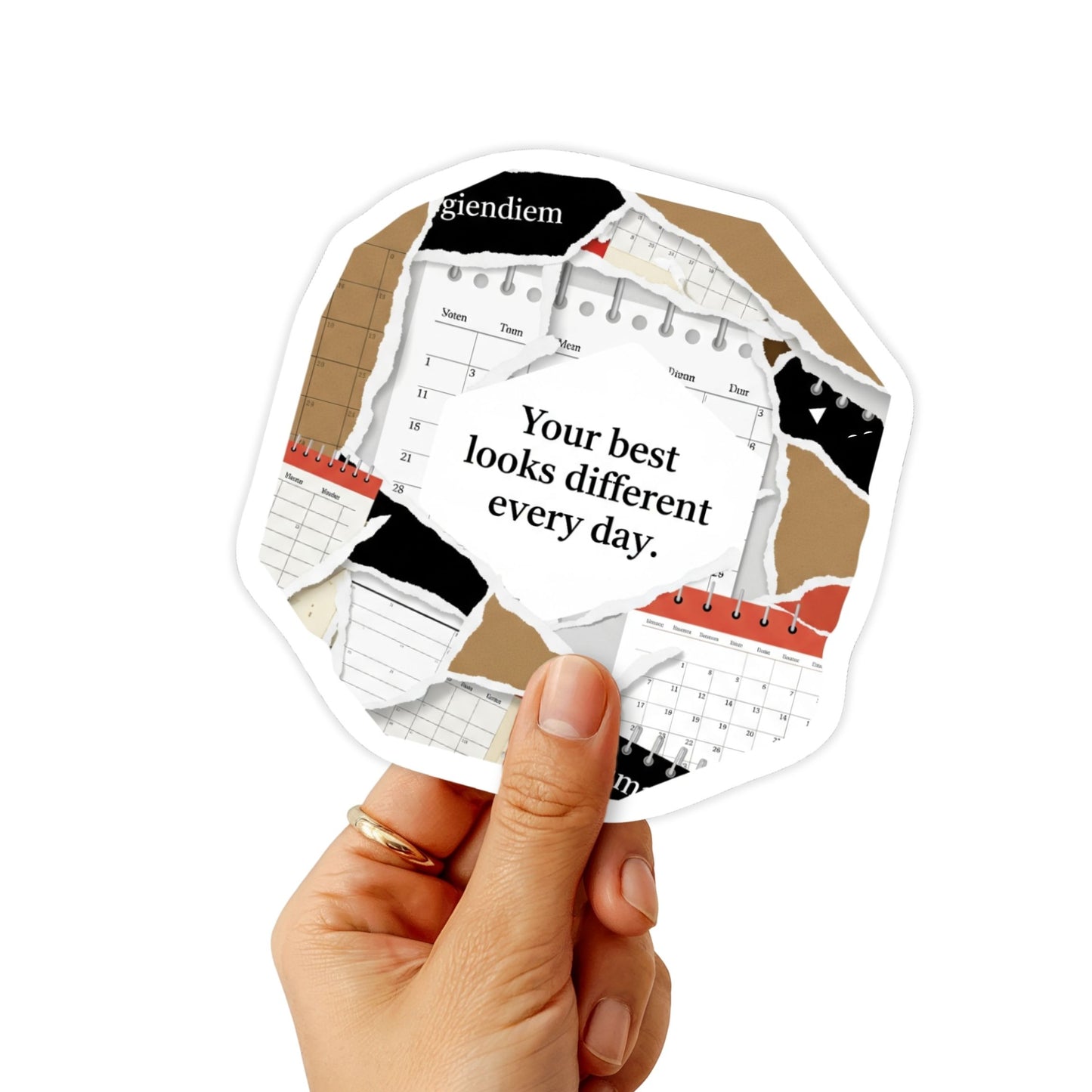 Self-Care Sticker - Your Best Looks Different Daily Vinyl Decal