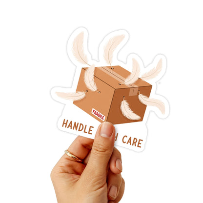 Today I Choose Gentle Self-Care Sticker - Handle With Care Decal