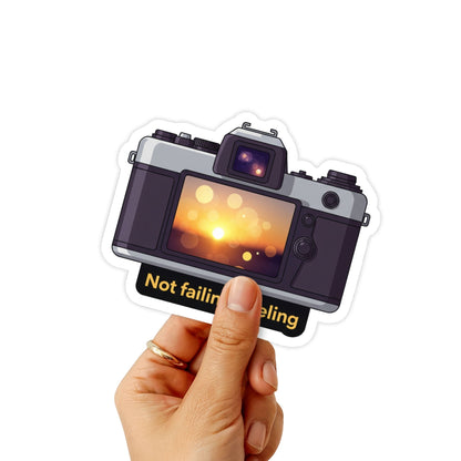 Mental Health Sticker - Not Failing Just Feeling - Matte Vinyl