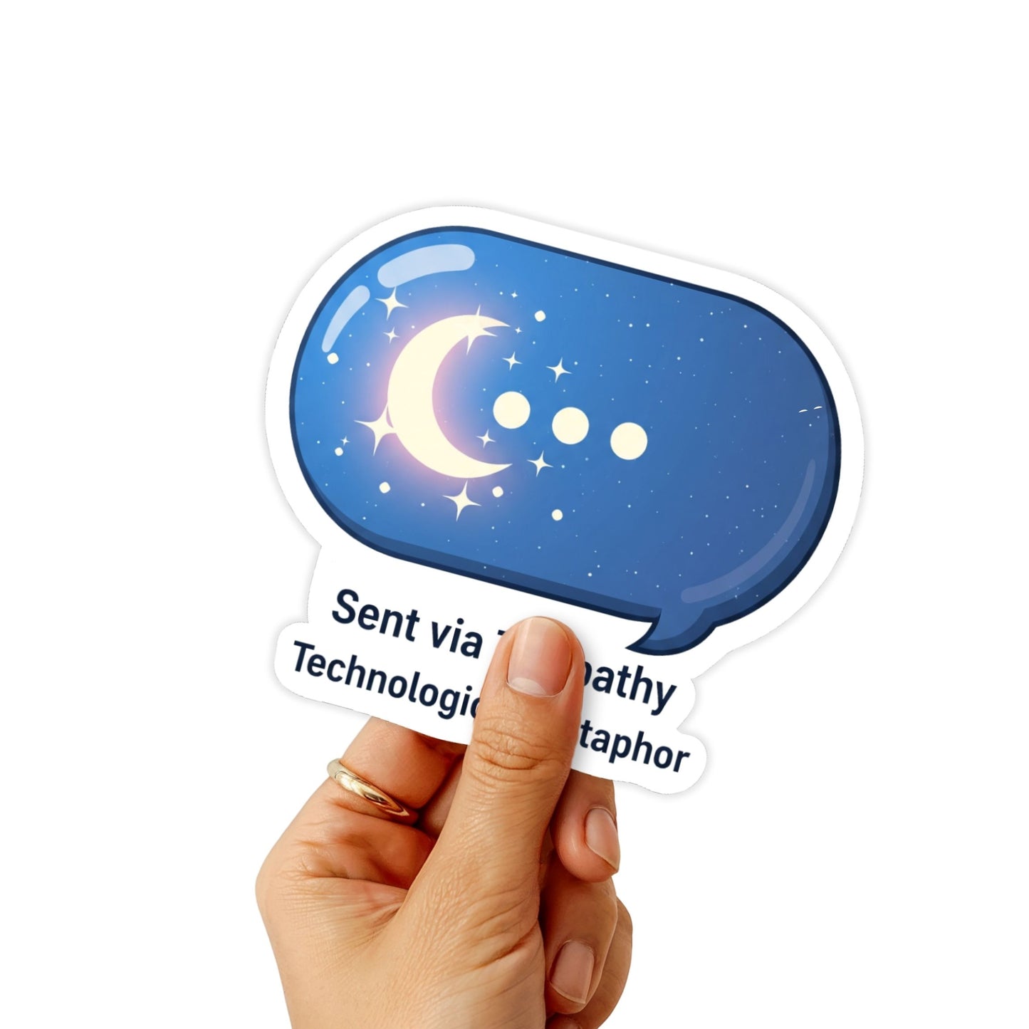 Mentally Replying Neurodivergent ADHD Sticker - Dreamy Blue Decal