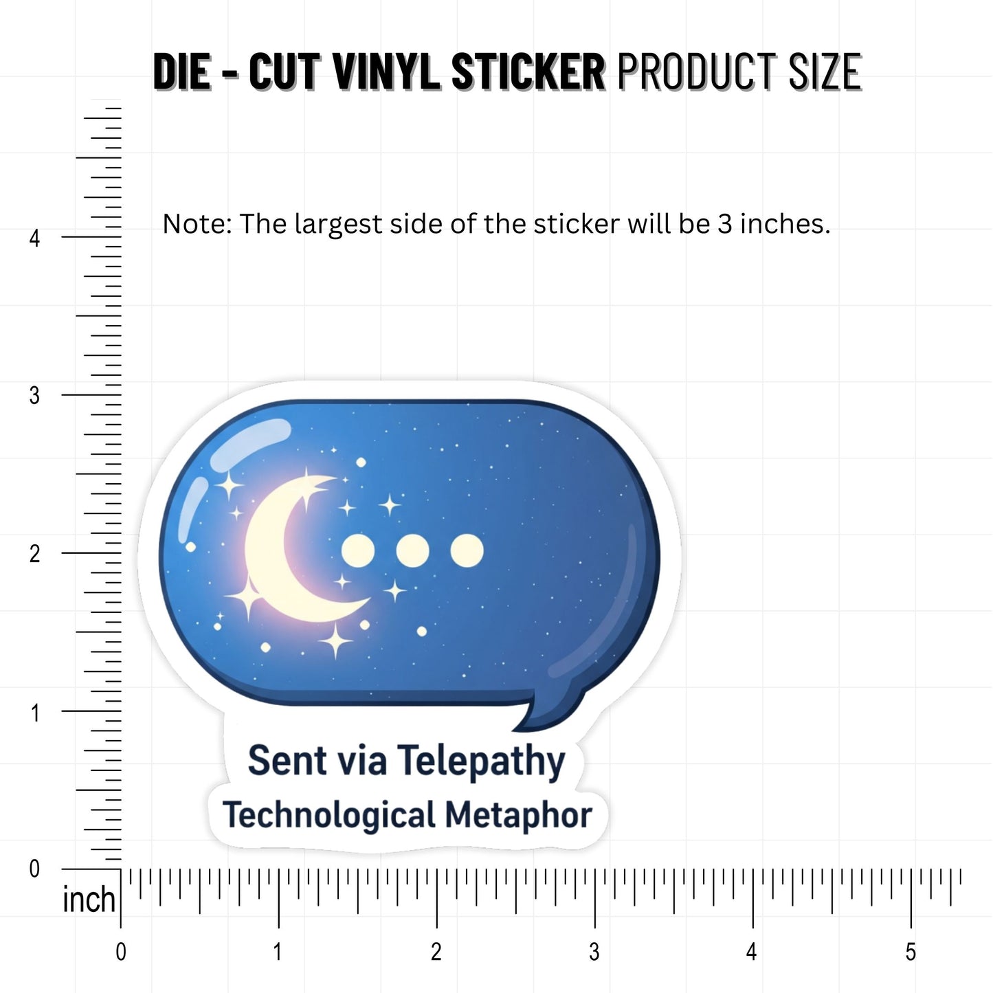 Mentally Replying Neurodivergent ADHD Sticker - Dreamy Blue Decal