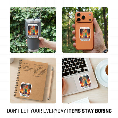 ADHD Humor Sticker - I Can Do Anything After I Reorganize