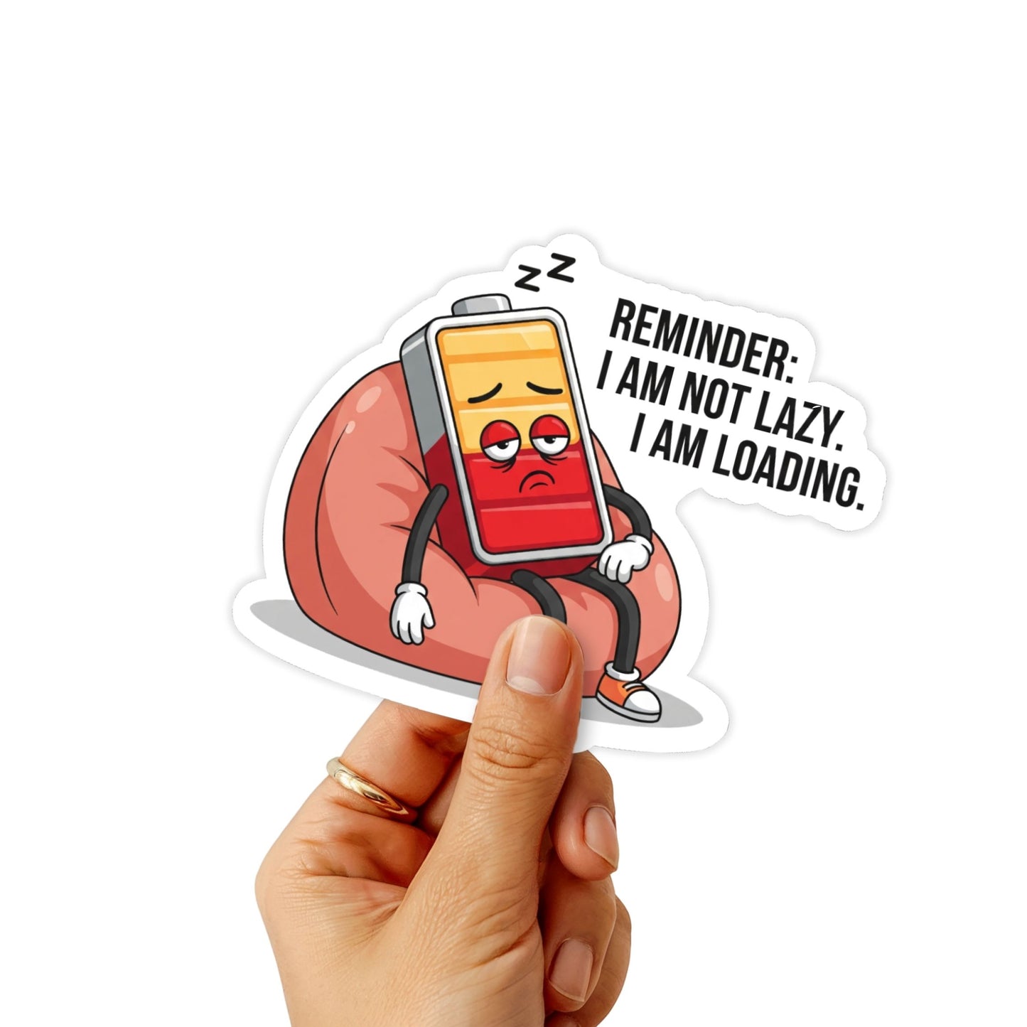 Still Loading ADHD Sticker - Not Lazy Neurodivergent Decal