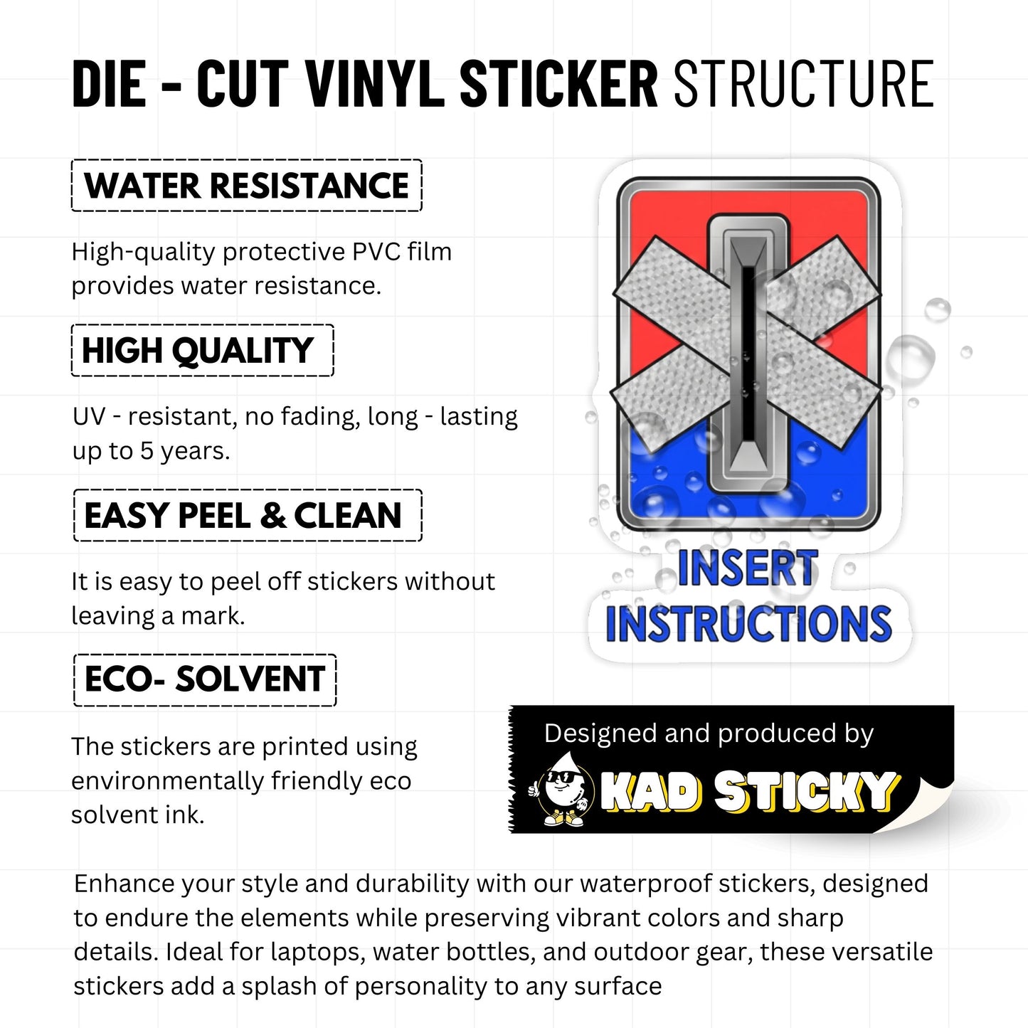 Insert Instructions ADHD Sticker - Retro Arcade Coin Slot Decal