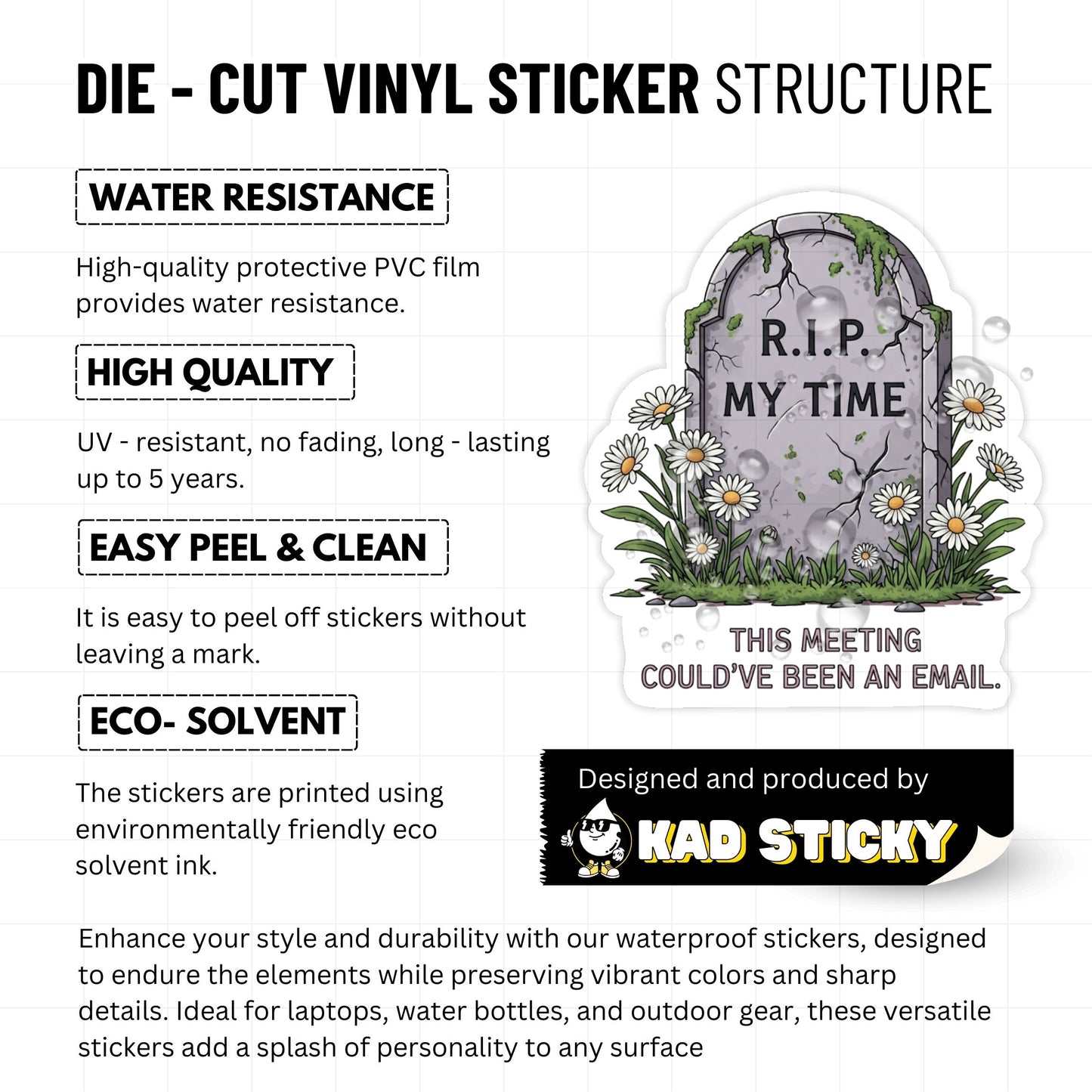 Corporate Humor Sticker - This Meeting Could Have Been An Email Decal