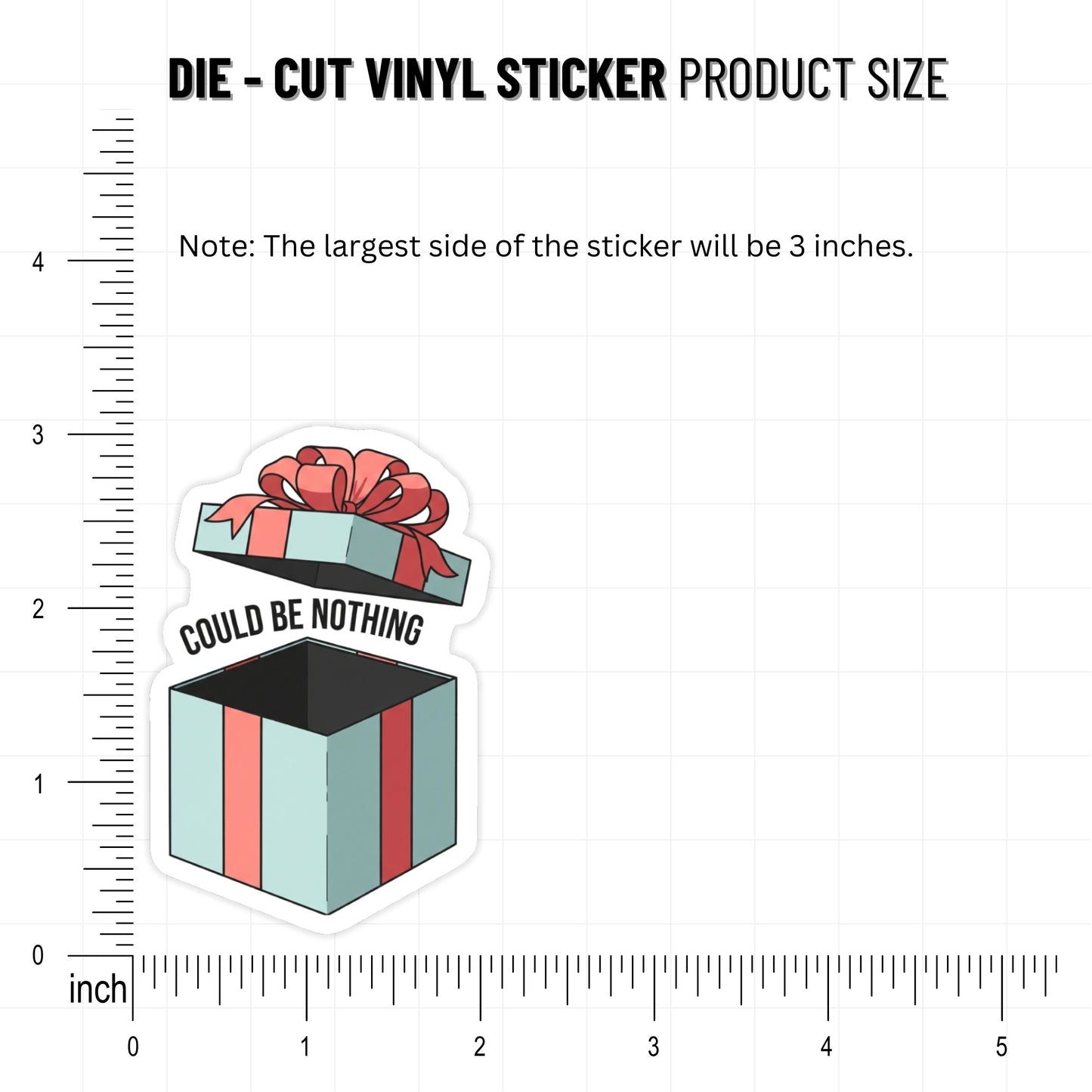 Corporate Humor Sticker - "Could Be Nothing" Empty Box Design