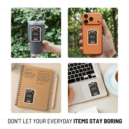 Self-Worth Vinyl Sticker - I'm Not For Everyone Limited Edition