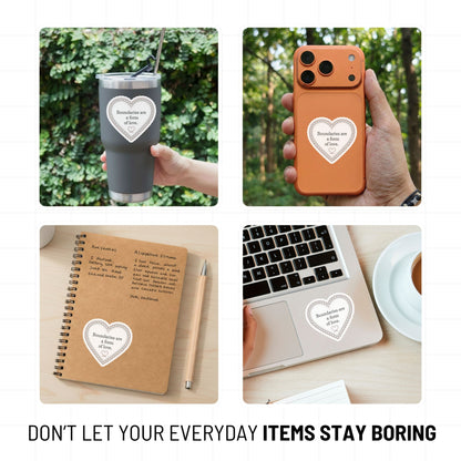 Boundaries Sticker - Boundaries are a Form of Love Vinyl Decal