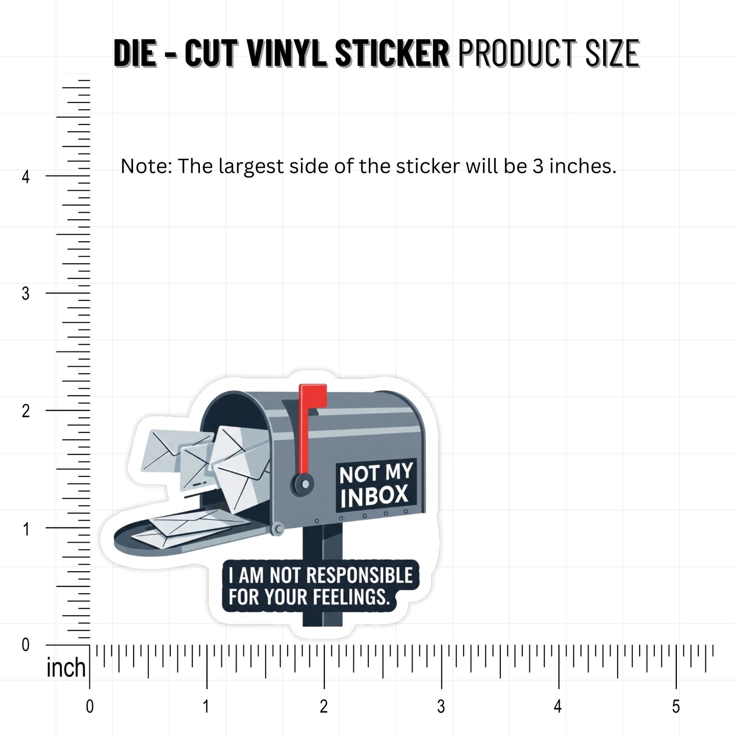 I am Not Responsible for Your Feelings Empowerment Boundaries Sticker