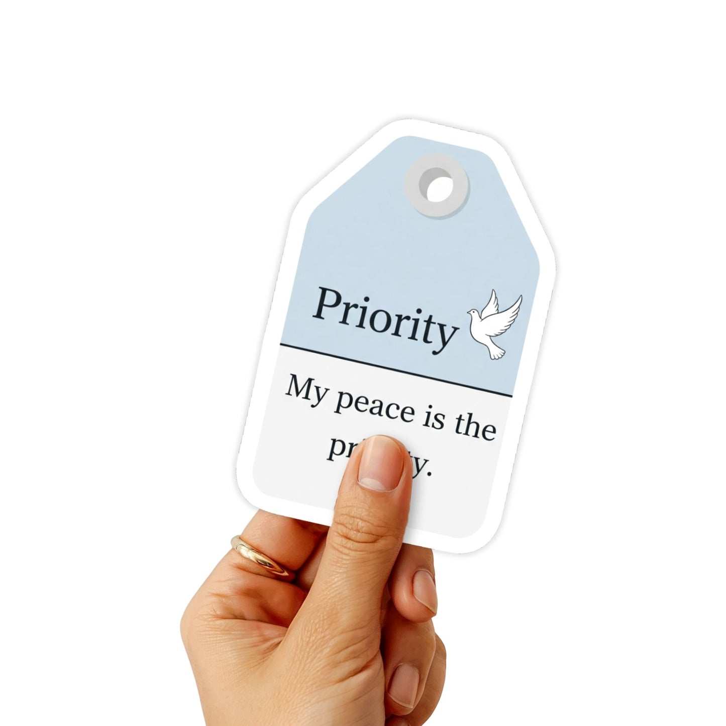 Peace Priority Sticker - Aesthetic My Peace is the Priority Decal