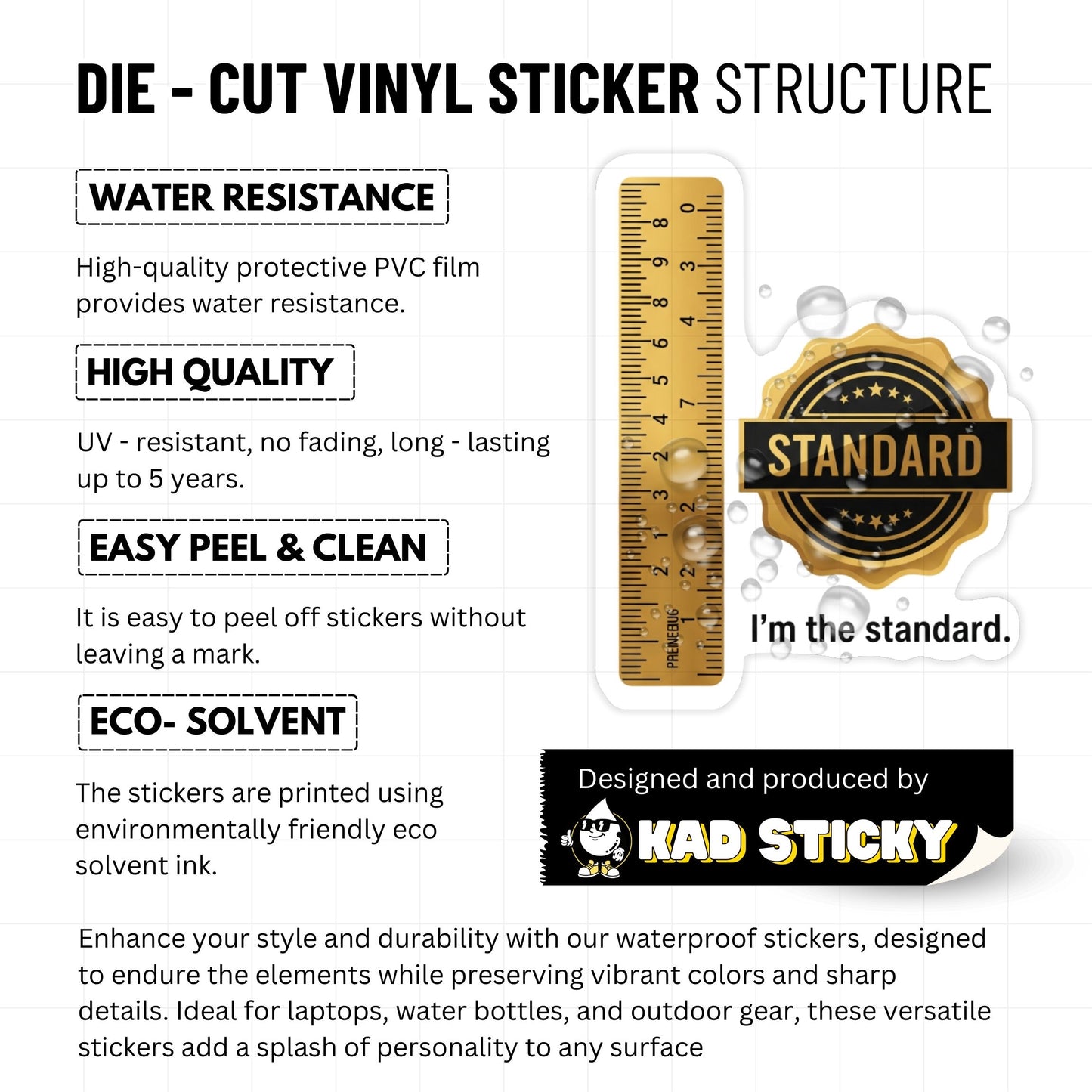 Empowerment Sticker - Im the Standard Premium Quote Decal