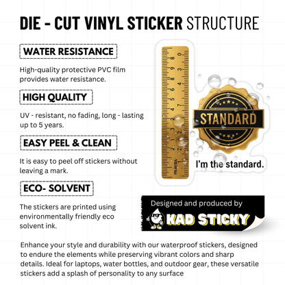 Empowerment Sticker - Im the Standard Premium Quote Decal