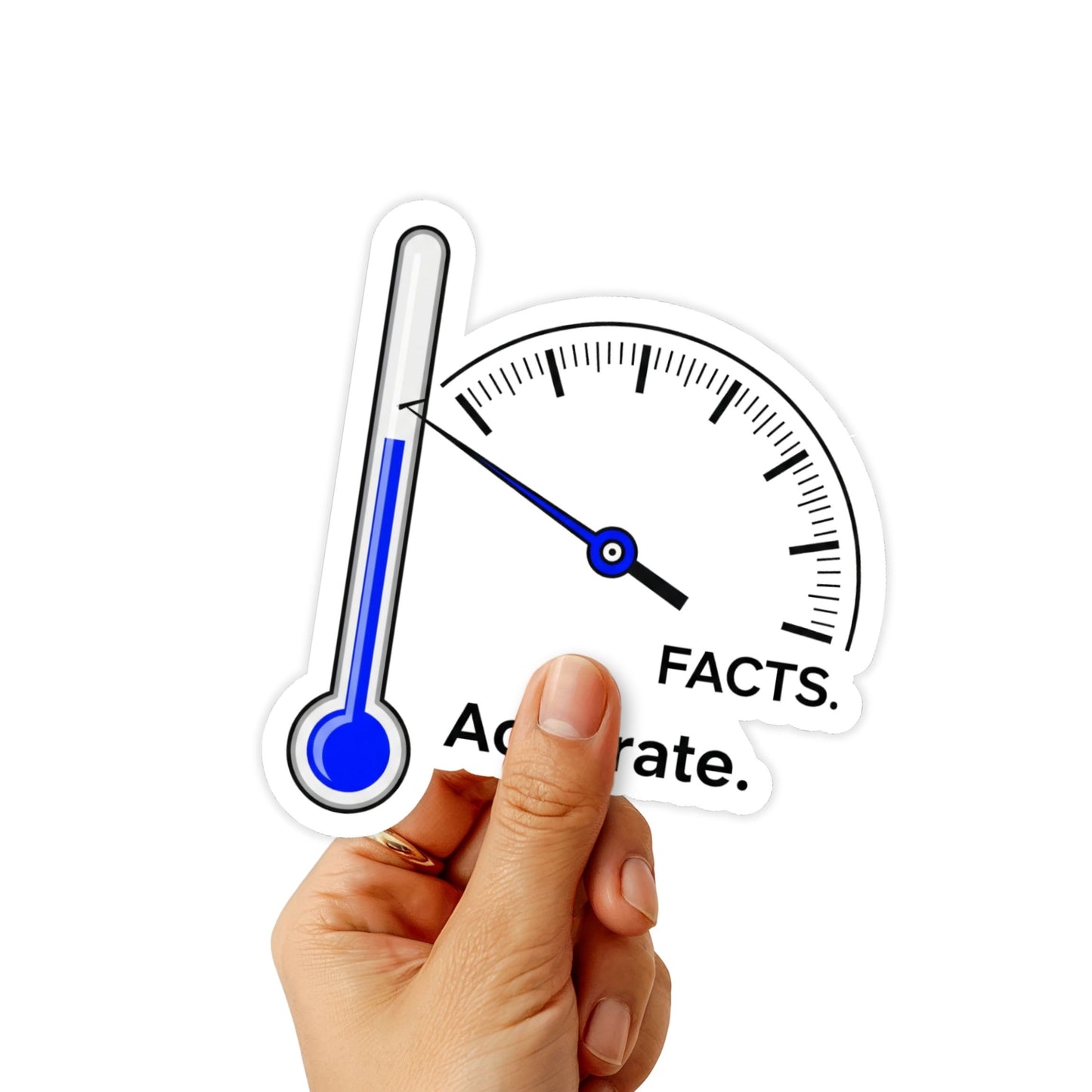 Sarcastic Quote Sticker - I'm Not Dramatic Accurate Thermometer