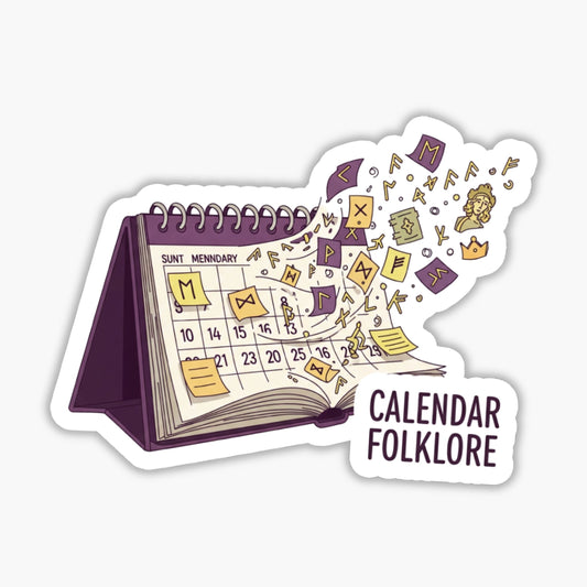 Funny Sarcastic Sticker - Calendar Folklore Sassy Laptop Decal