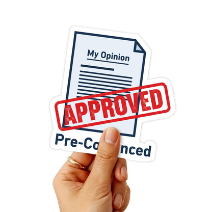 Sarcastic Office Sticker - Pre-Convinced Witty Quote Decal