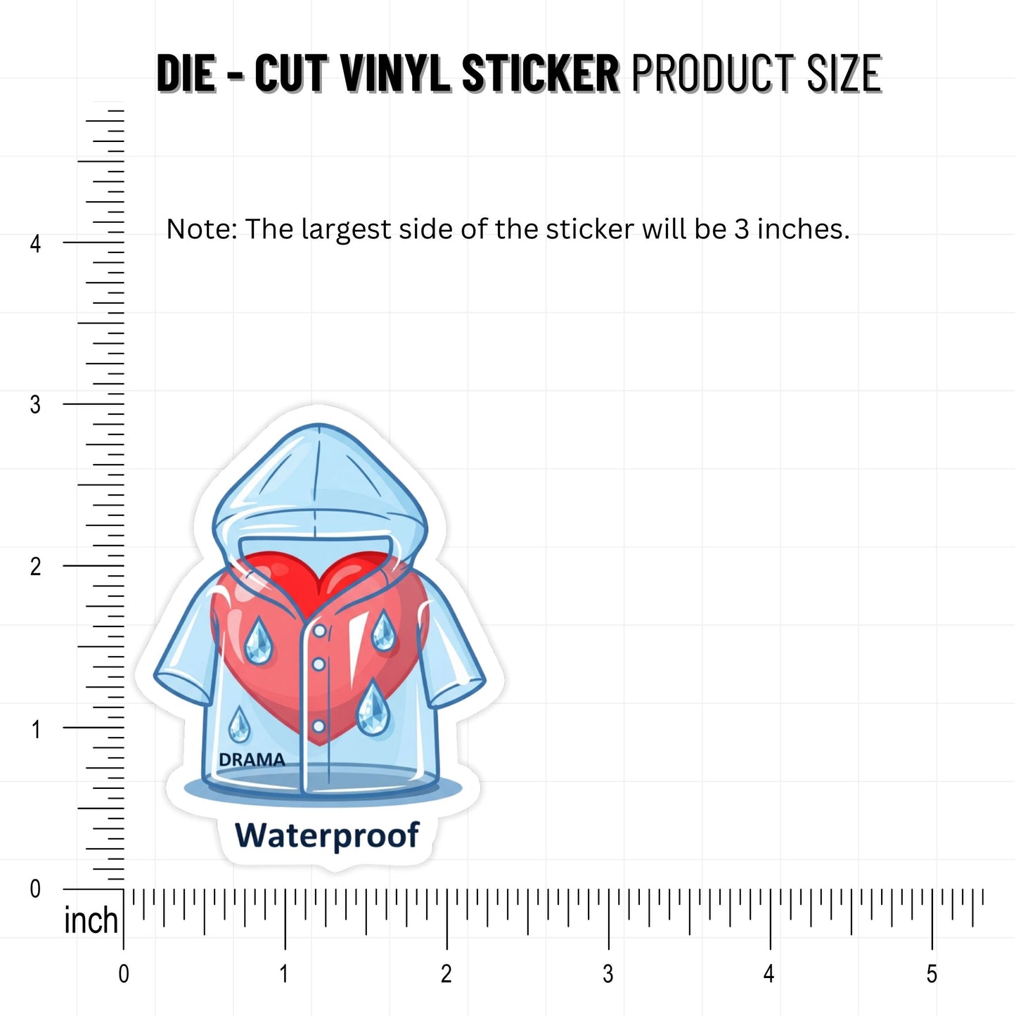 Sarcastic Waterproof Sticker - Emotionally Waterproof Clear Decal