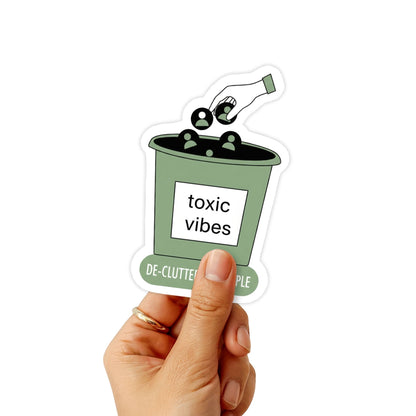 Sarcastic Vinyl Sticker - De-cluttering People Funny Sassy Decal