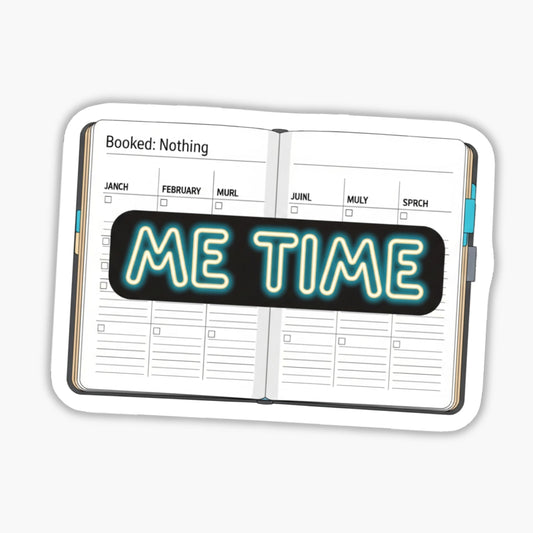Sarcastic Planner Sticker - Booked For Nothing Matte Decal