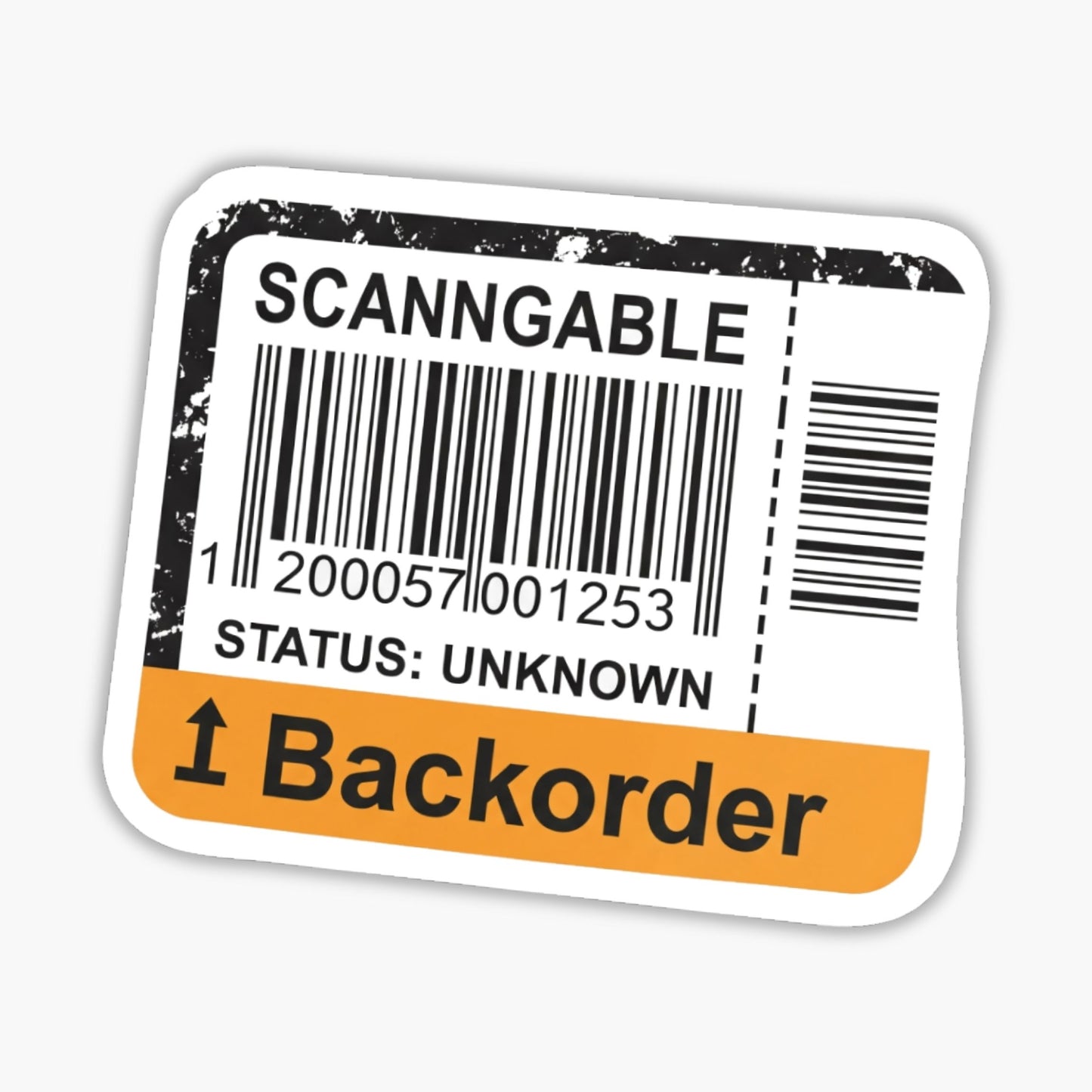 Sarcastic Vinyl Sticker - My Tolerance Is On Backorder Label