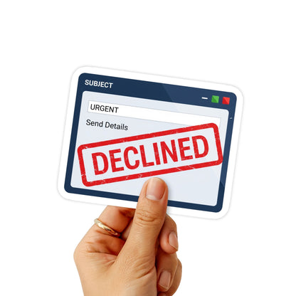 Sarcastic Office Sticker - Send Details Funny Work Decal