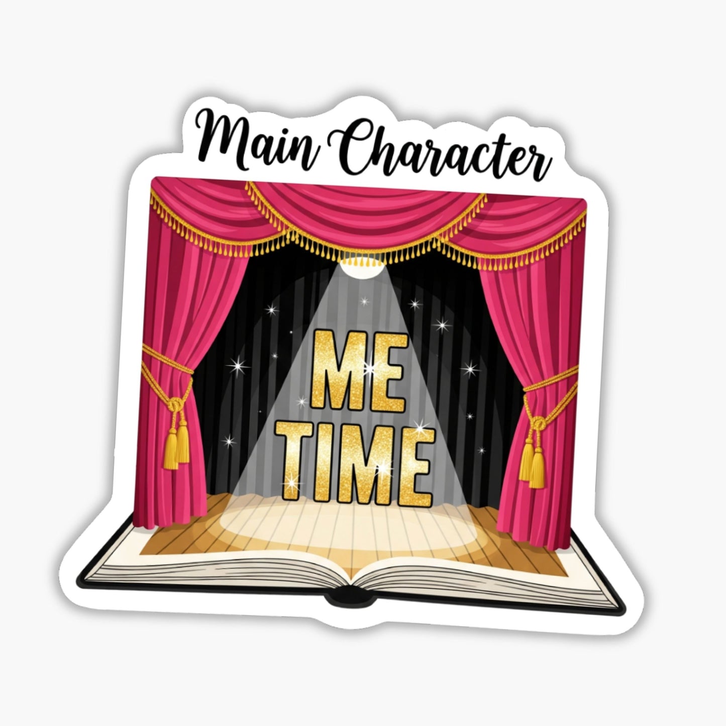 Sassy Planner Sticker - Main Character Energy Glam Decal