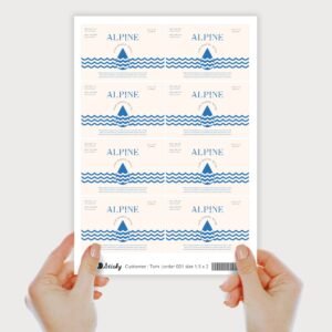 Rectangle Vinyl Sticker Sheets